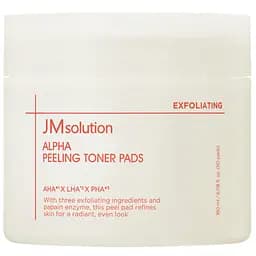 Тонер-педи з альфа-гідроксикислотами JMsolution Alpha Peeling Toner Pads 80 шт.