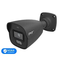 IP-відеокамера 4Mp TVT TD-9441S4-C(D/PE/AW2) Black f=2.8mm, ІЧ+LED-підсвічування, з мікрофоном (77-00375)