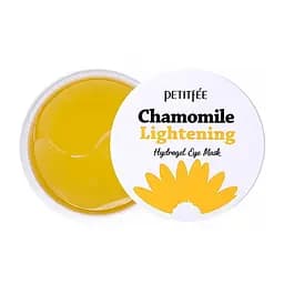 Гідрогелеві патчі для очей Petitfee Chamomile Lightening Hydrogel Eye Mask Ромашка, 60 шт.