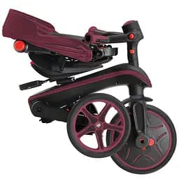 Велосипед дитячий Globber Explorer Trike Foldable 4в1 до 20 кг бордовий (732-202-2) - мініатюра 18