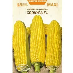 Семена кукурузы сахарной Насіння України Соблазн Maxi F1 15 г (674600)