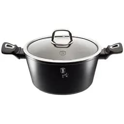 Каструля Berlinger Haus BLACK SILVER Collection з кришкою 4.1 л (BH-1852)