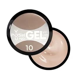 Гель для наращивания ногтей однофазный YouPosh Gel UV/LED 30 мл №10