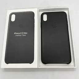 Оригінальний шкіряний чохол Apple Leather Case для iPhone XS Max (6.5") Black (MRWT2ZM/A) - мініатюра 5