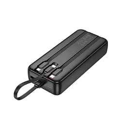 Зовнішній акумулятор HOCO J132A Sabio 22.5W+PD20W fully compatible power bank with 3 cables(20000mAh) Black (6942007632591) - мініатюра 3