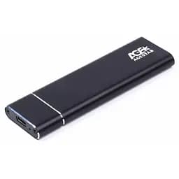 Кишеня зовнішня M.2 AgeStar 3UBNF5C, Gray, USB 3.0, для M.2 (Key B), формат 2230/2242/2260/2280, алюмінієвий корпус