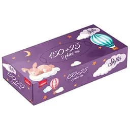 Серветки сухі косметичні Chisto Softa, двошарові, 150+25 шт.