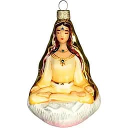 Ялинкова прикраса Різдвяні історії Дівчина-Дзен скло (4820001155013)