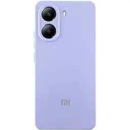 Чохол Silicone Cover Lakshmi Full Camera (AA) with logo для Xiaomi Poco X7 Pro Бузковий / Dasheen
