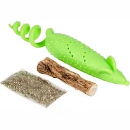 Іграшка для кішок GiGwi Refillable Catnip Мишка гумова, 16,5 см (2347)