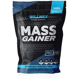 Гейнер Mass Gainer, 2 кг Полуничний джем Willmax fit0025664