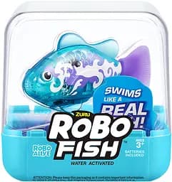 Интерактивная игрушка Pets & Robo Alive S3 Роборыбка, голубая (7191-3)