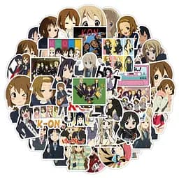 Стікерпак Кей-он! Набір наклейок GeekLand K-On! 50 штук