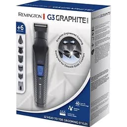 Набір для стрижки Remington G3 Graphite Series для бороди, вусів, голови і носа чорний (PG3000) - мініатюра 3