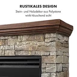 Електричний камін Klarstein Etna 1800W до 36 м² (10035042) - мініатюра 3