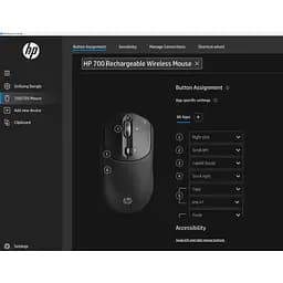 Мишка HP 700 Rechargeable Wireless/Bluetooth Black (AZ7B0AA) - мініатюра 11