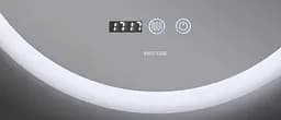 Дзеркало Mixxus Plain MC10-60 (годинник, LED-підсвічування, антизапотівання) MI6013 - мініатюра 3