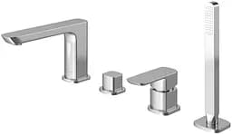 Змішувач на борт ванни Kohlman Foxal chrome QB244F Хром