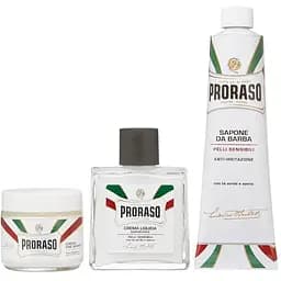 Подарунковий вінтажний набір Proraso Toccasana делікатне гоління та догляд для чутливої шкіри в металевій коробці - мініатюра 2