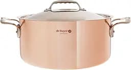 Кастрюля с крышкой De Buyer, индукция, 5,4 л, 28 см (6242.24)