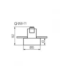 Точковий світильник Kanlux 27578 Mini Riti GU10 B/B - мініатюра 2