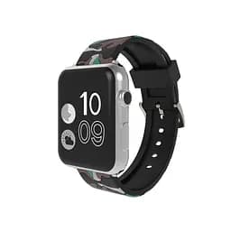 Ремінець Creasted для годинника Apple Watch 42 мм 44 мм силіконовий з пряжкою, Camouflage with brown - мініатюра 2