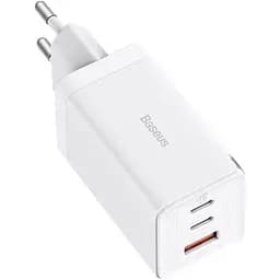 Мережевий зарядний пристрій Baseus GaN5 Pro Fast Charger 2C+U 65W + Cable USB-C White [CCGP120202] [98871] - мініатюра 2