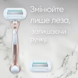 Станок для гоління Gillette Venus Extra Smooth Sensitive rosegold зі змінним картриджем - мініатюра 7