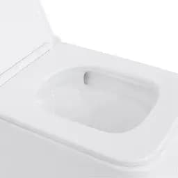 Унітаз підвісний Qtap Gemini безободковий з сидінням Soft-close QT2533076EUQW, Білий - мініатюра 11
