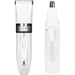 Машинка для стрижки волосся XPRO KM 2172 професійна триммер білий (KM-2172)