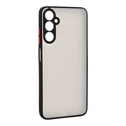 Чехол-накладка для Samsung Galaxy A15 5G (A156)/A15 4G (A155), Frosted Matte, черный, противоударный чехол с защитой всего корпуса, термополиуретан TPU + поликарбонат PC, ArmorStandart (ARM72514)