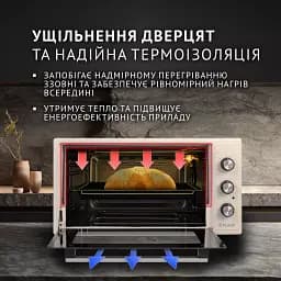 Електрична піч Perfelli CLASSIC 48 IVORY - мініатюра 3