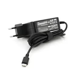 Блок живлення MERLION NEW для ноутбука LENOVO 65W штекер Type-C, довжина 0,9м + кабель живлення - мініатюра 2