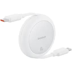 Кабель Baseus Free2Pull Mini Charging Cable Type-C to Type-C 60W 1m P10364500211-01 White - мініатюра 2