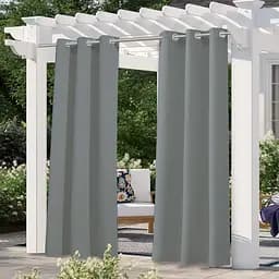 Штора уличная водонепроницаемая для беседки (2.6 х 1.45 м) Серый