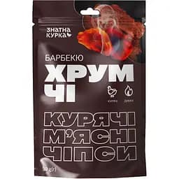 Чипси Знатна Курка ХрумЧІ з м'яса курчат-бройлерів сушені барбекю 30 г