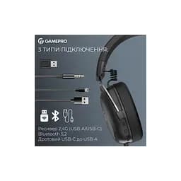 Навушники GamePro Asgard Skald 4-Mode Black (HSW160B) - мініатюра 6