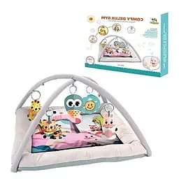 М’який розвивальний килимок для малюків з іграшками та музичними елементами