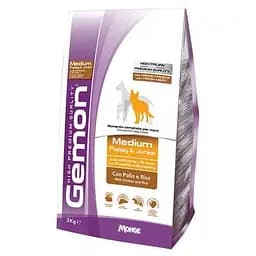 Сухий корм Gemon Dog Medium Puppy&Junior курка з рисом для цуценят середніх порід 3 кг