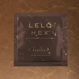 Надтонкі презервативи великого розміру Lelo Hex - мініатюра 2