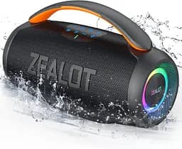 Бездротова стереоколонка ZEALOT P11 з Bluetooth, пікова потужність 80 Вт, надлегкий портативний дизайн, водонепроникність