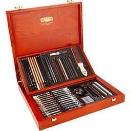 Набор художественный Koh-i-Noor большой деревянная коробка (8896/1)