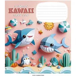 Тетрадь общая Школярик Art & Craft в клетку 12 листов 30 шт. (012-3398K)