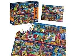 Пазли De.tail Поличка загадок, 1000 деталей, DT1000-10