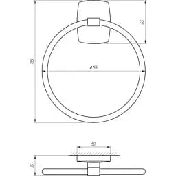 Тримач рушників Perfect Sanitary Appliances RM 1003 - мініатюра 2