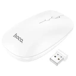 Бездротова миша Hoco GM15 Art Dual-Mode Business Wireless Mouse White - мініатюра 2