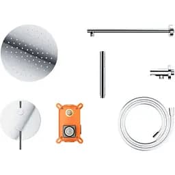 Душова система прихованого монтажу Corsan Lugo хром + BOX Z03MCH, Хром