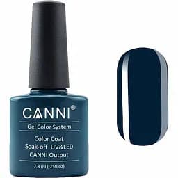 Гель-лак Canni Color Coat Soak-off UV&LED 126 темный бирюзово-зеленый 7.3 мл
