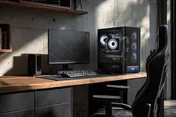 Корпус Modecom VOLCANO AQ500 ARGB MIDI FRONT LCD 6,2”, 4x120 мм fans BLACK без БЖ ATX (MC-A-AQ500-4FA-B) - мініатюра 3