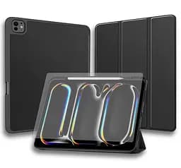 Чехол AIRON Premium SOFT для iPad Pro 13 2024 с защитной пленкой и салфеткой Black